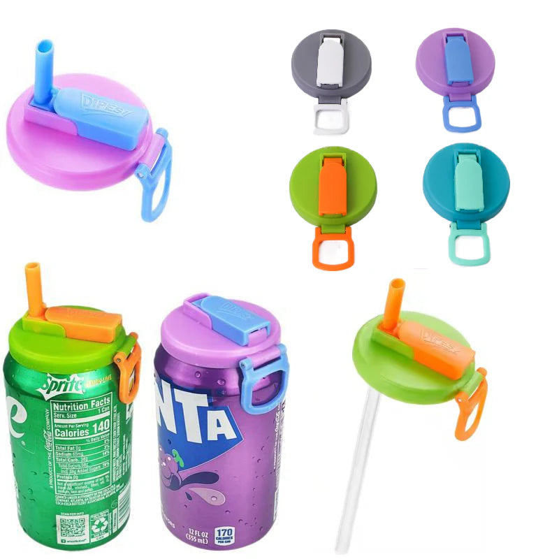 Can Cover with Straw – 3 PCS Set