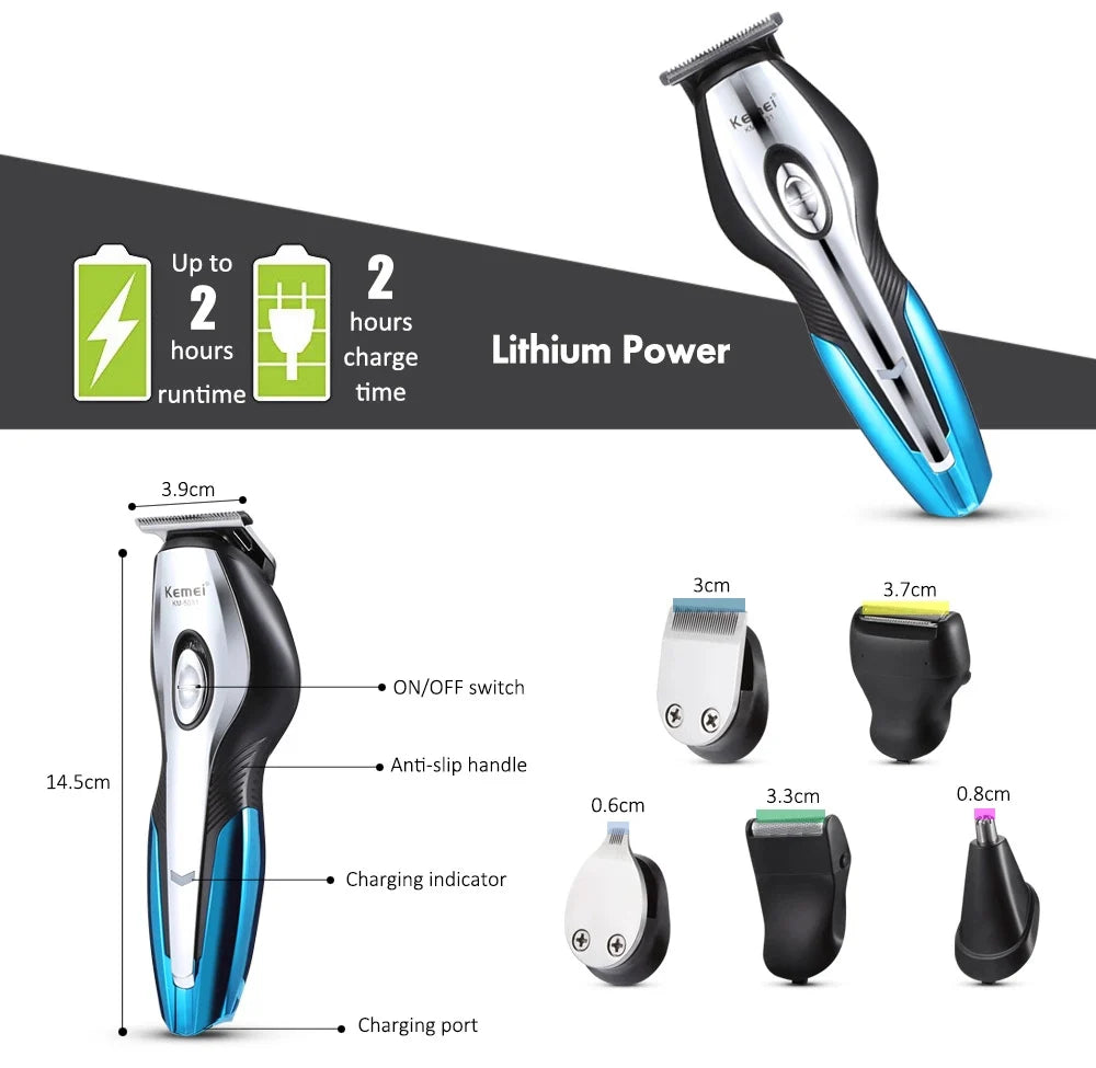 Kemei 11-in-1 Super Grooming Kit