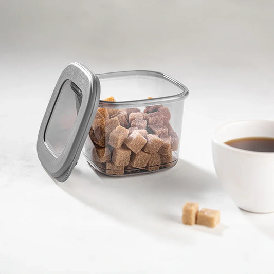 Foly Life Square Jar with Silicone Lid – 550 ml