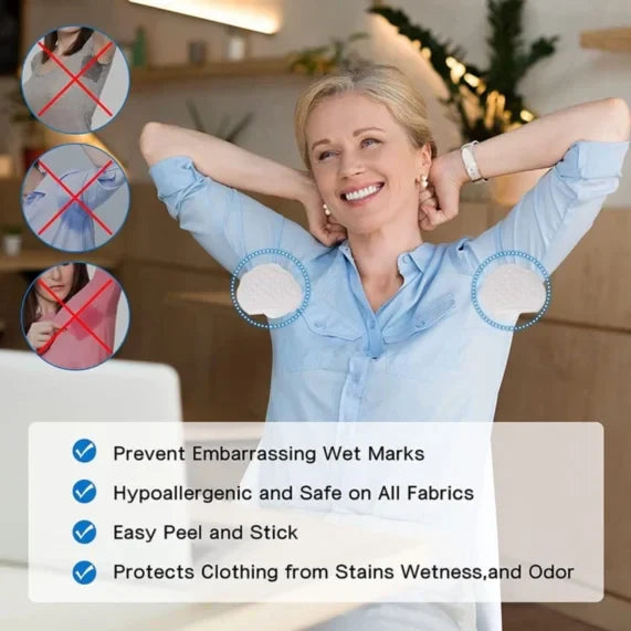 Underarm Sweat Pads – 20 PCS
