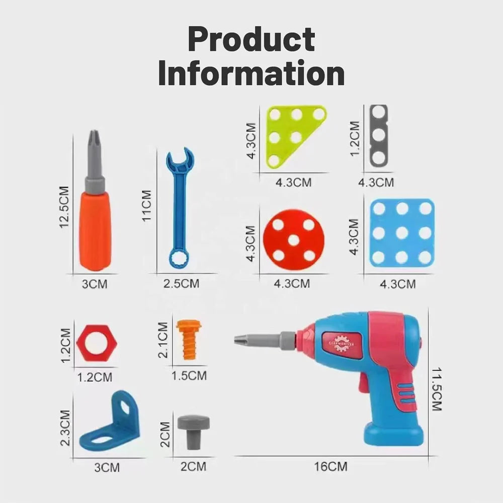 3D Screw Assembly Toy