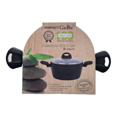 Gebe Lava stone granite cook pot