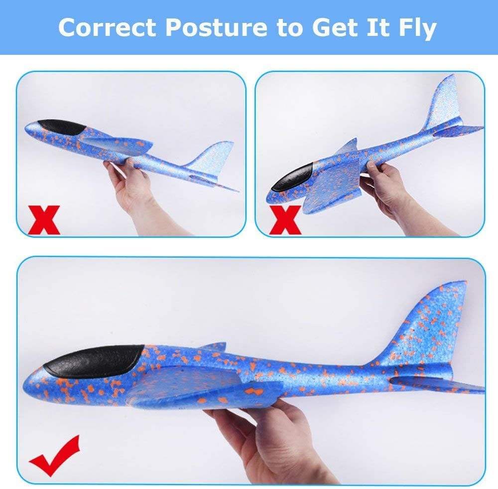 Mega Foam Flying Plane – 80 × 86 cm