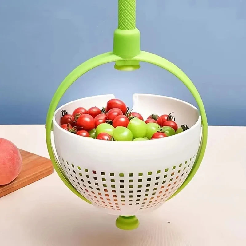 2-in-1 Fruit & Veggie Colander with Spinner