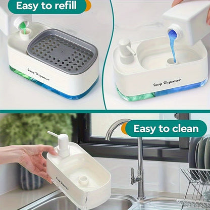 2-Compartment Soap Pump