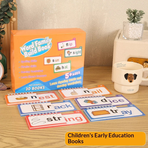 Word Family Flip Book – Early Reading Learning Toy