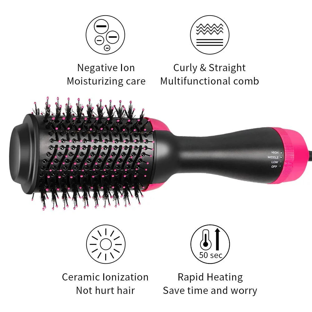 Hair Brush & Dryer 2-in-1