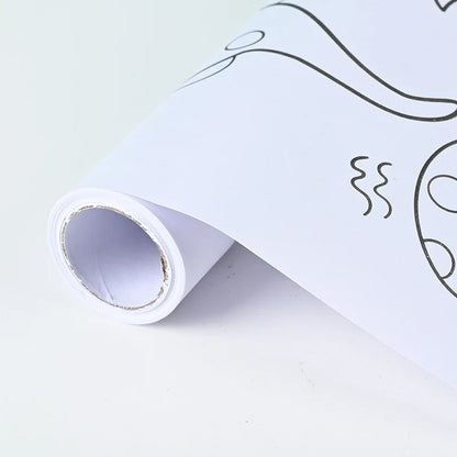 Coloring Mat – 3 Meter Roll with Coloring Pens