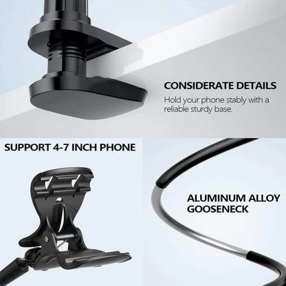 Flexible Mobile Phone Stand with Clip