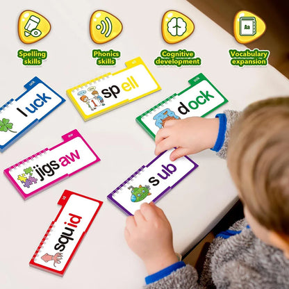 Word Family Flip Book – Early Reading Learning Toy