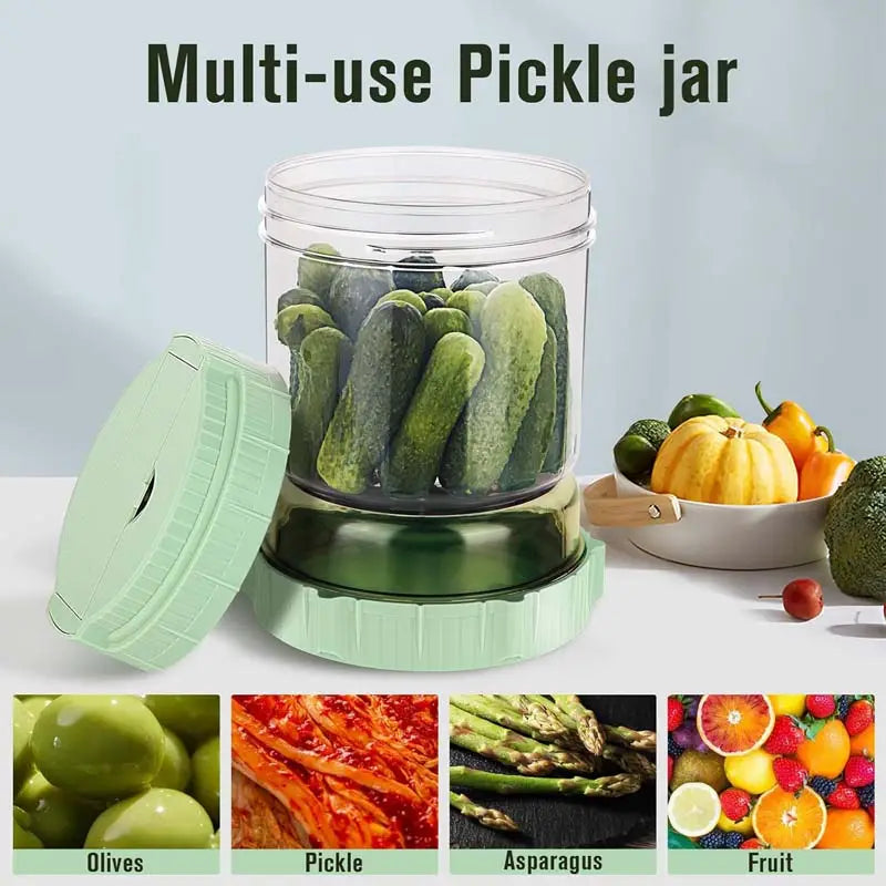 Rotatable Pickle & Olive Jar – 18 x 12 cm