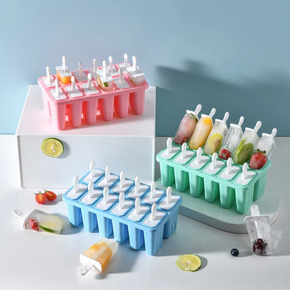 Ice Cream Silicone Mold – 10 Slots