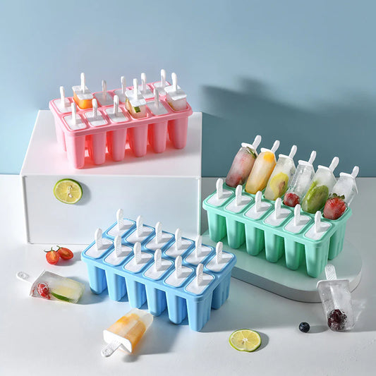 Ice Cream Silicone Mold – 10 Slots