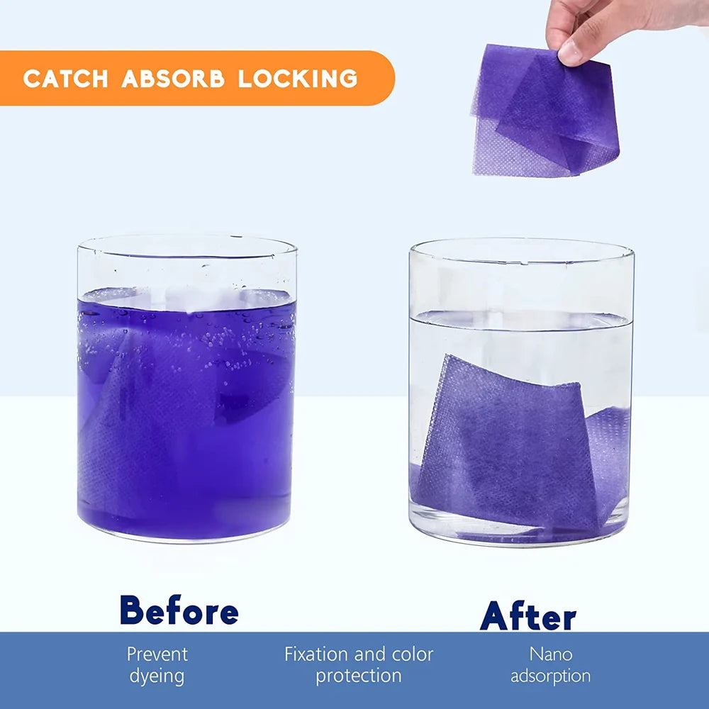 Laundry Color Catcher Sheets - 120 Pcs