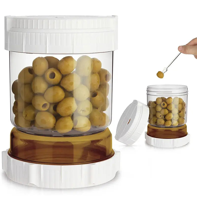 Rotatable Pickle & Olive Jar – 18 x 12 cm