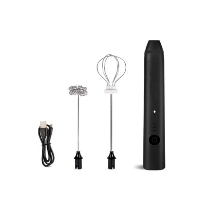 Double Head Rechargeable Milk Frother