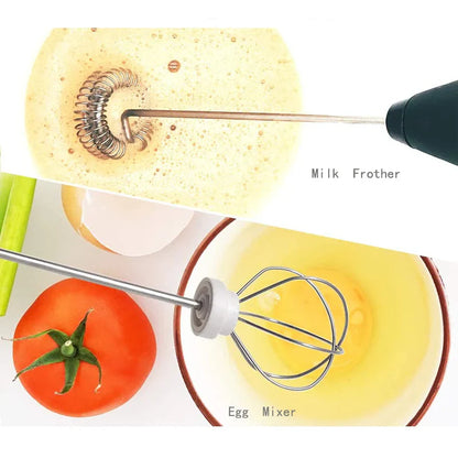 Double Head Rechargeable Milk Frother
