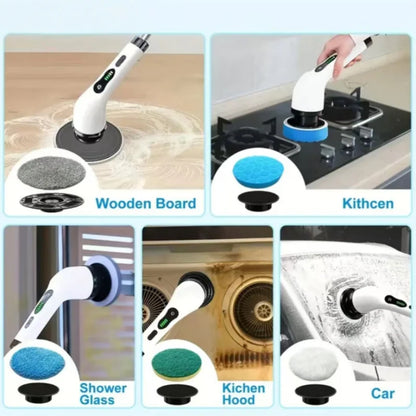 9-in-1 Rechargeable Electric Cleaning Brush