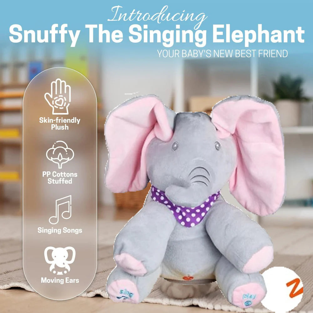 Peek-a-Boo Elephant Plush Toy