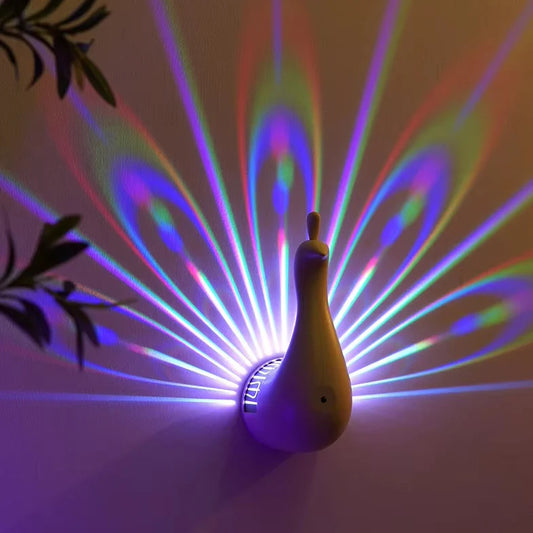 Peacock Projection Lamp