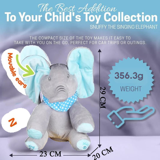 Peek-a-Boo Elephant Plush Toy
