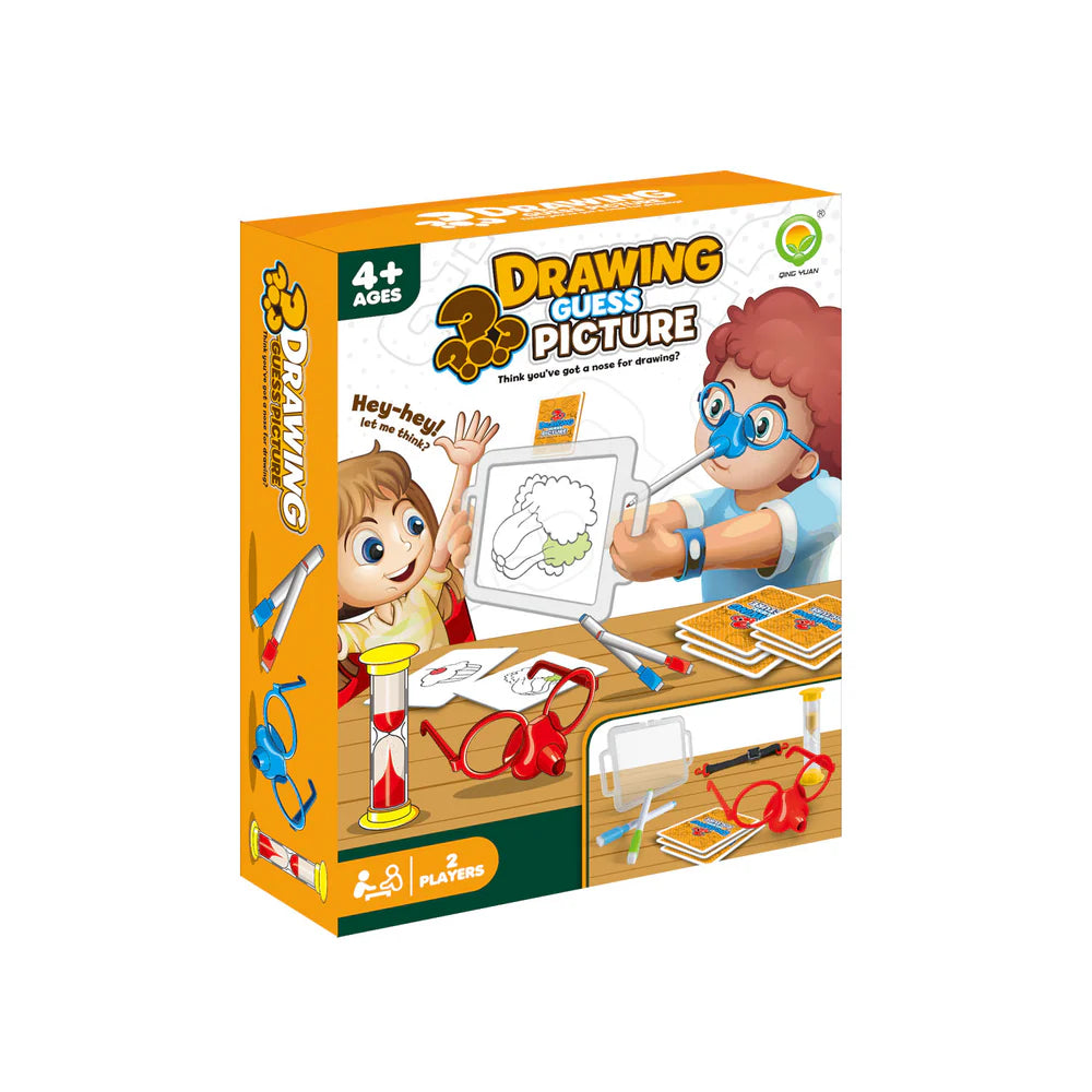 Nose Drawing Guess Game