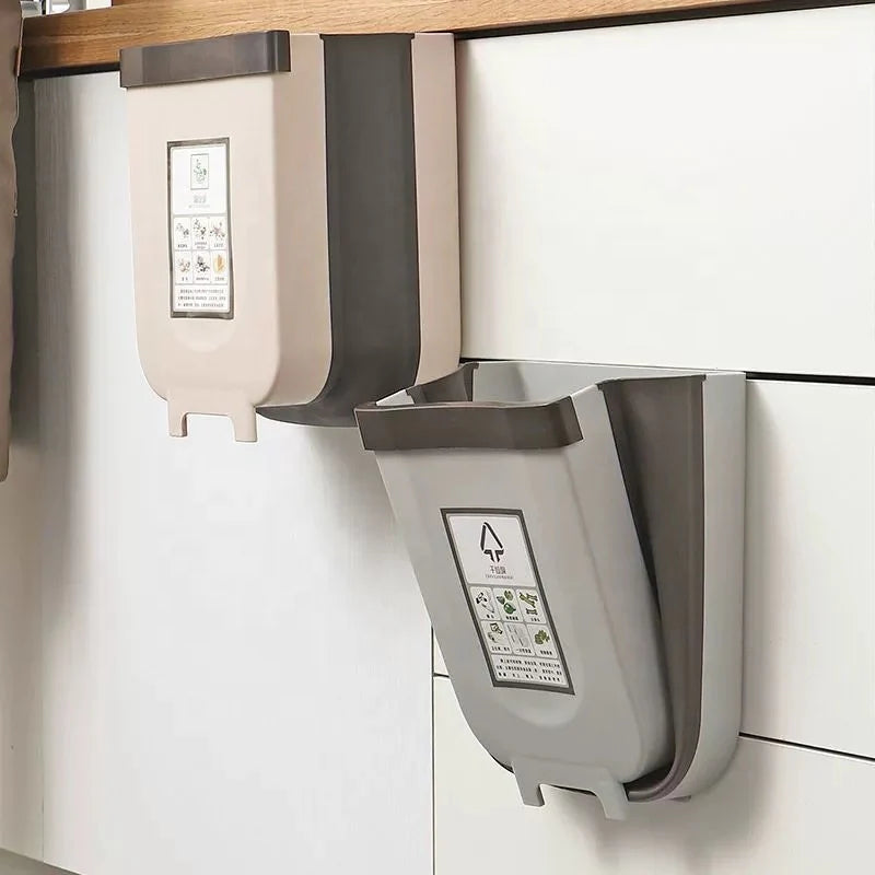 Collapsible Hanging Trash Bin