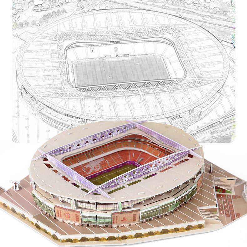 3D Football Stadium Puzzle
