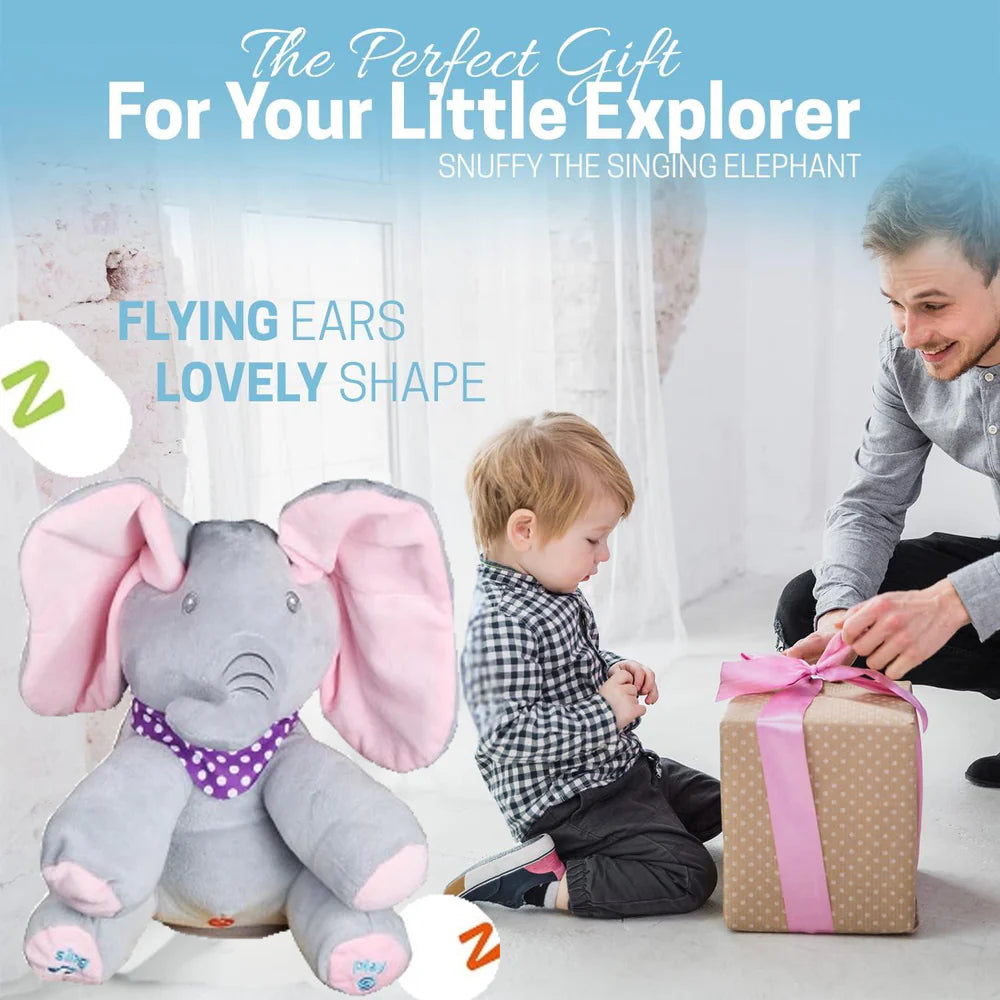 Peek-a-Boo Elephant Plush Toy