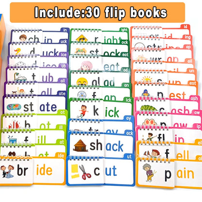 Word Family Flip Book – Early Reading Learning Toy