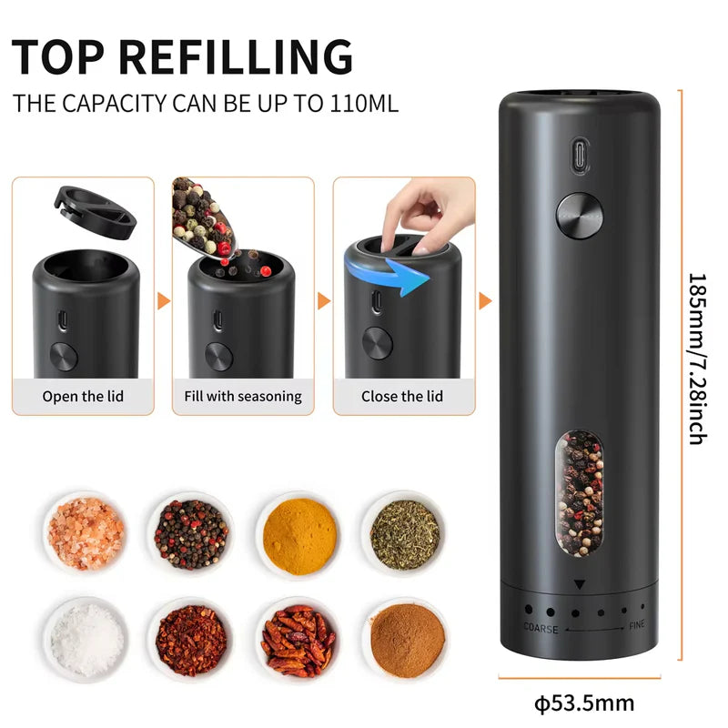 Electric Salt and Pepper Grinder