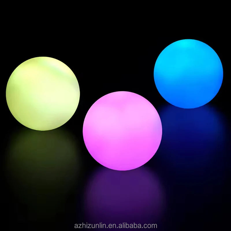 Glow-in-the-Dark Sticky Balls - 3 Pcs