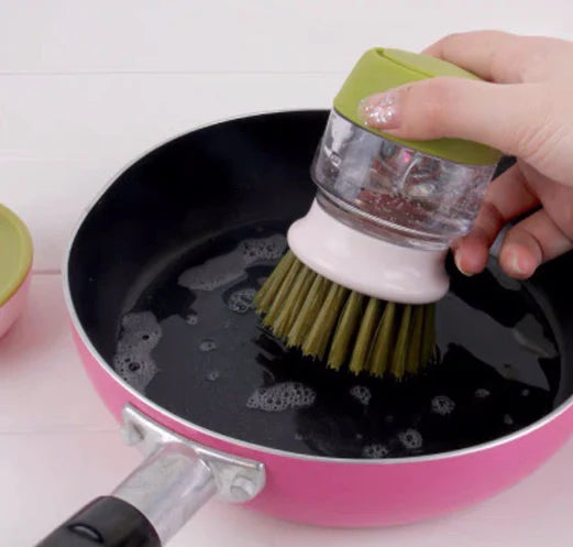 Superb Cleaning Pot Brush with Base & Stand