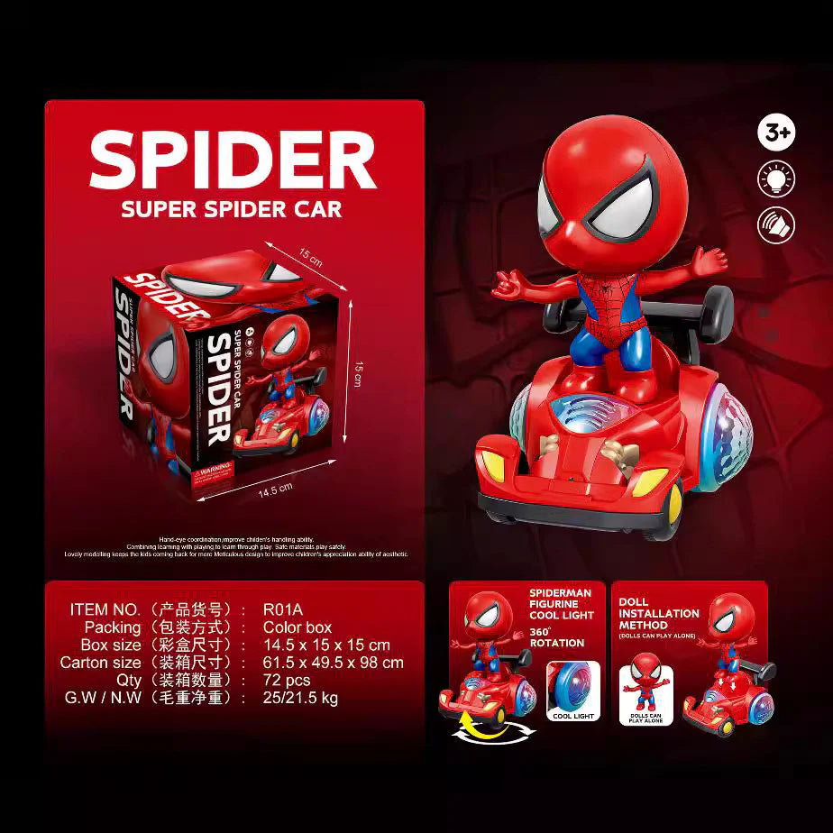 Spiderman Rotating Light Toy