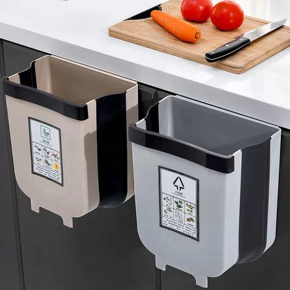 Collapsible Hanging Trash Bin