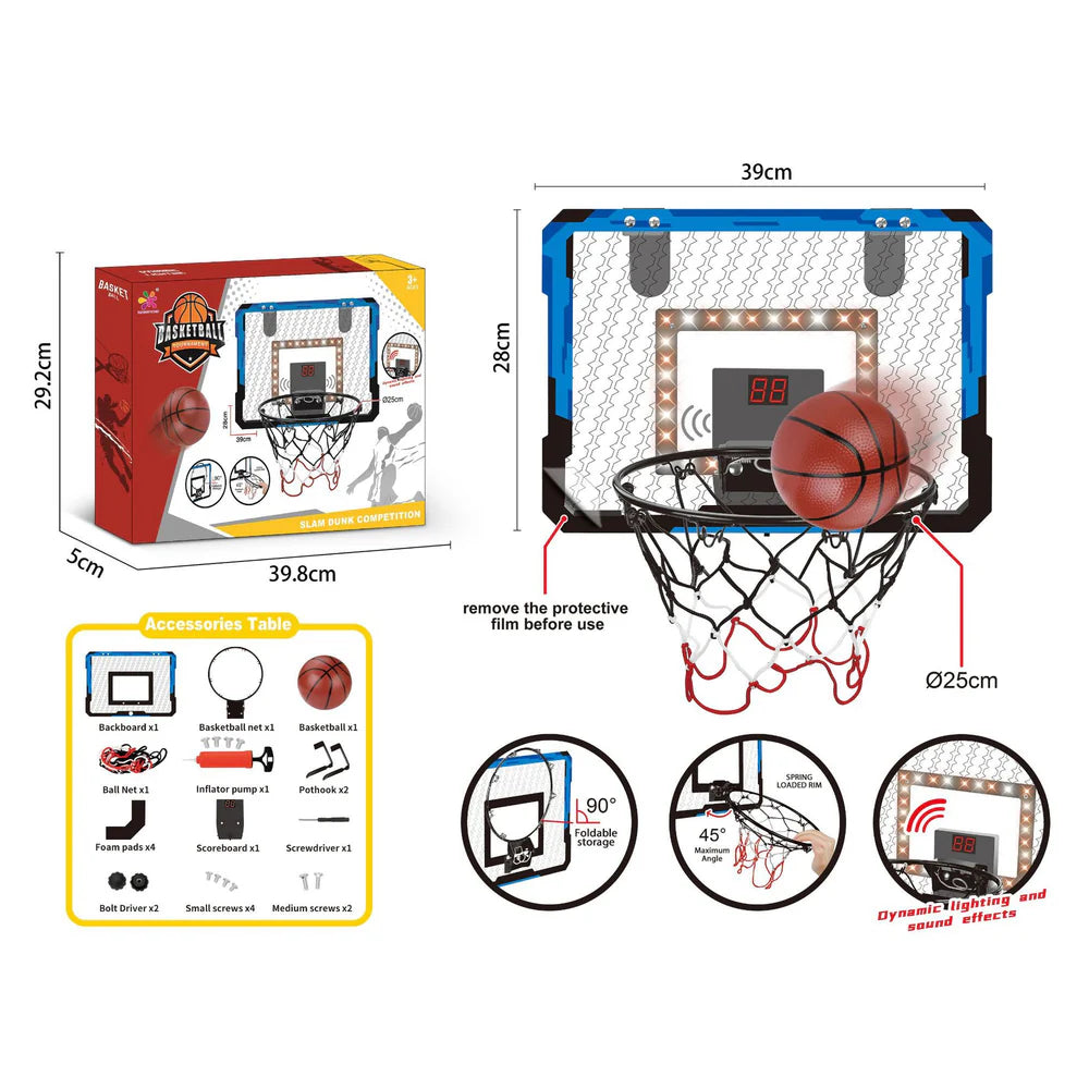 Electronic Basketball Challenge Hoop