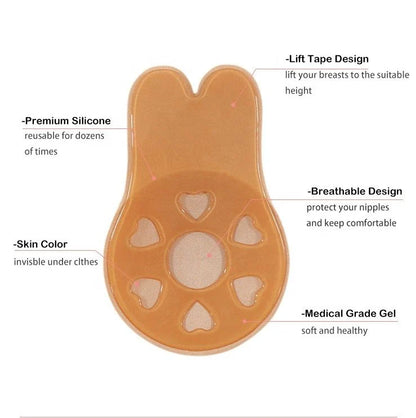 Silicone Bra Breast Lifter – 2 Pairs