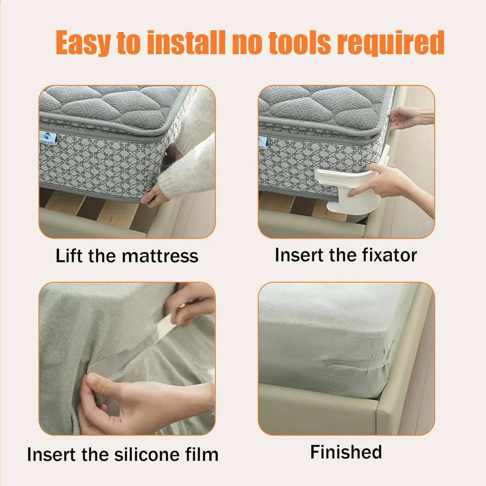 Bed Sheet Fixing Clips – 4 Pcs Set