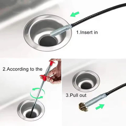 Clip Pipe Opener – Drain Unclog Tool