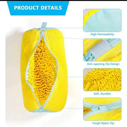 Microfiber Shoe Wash Bag